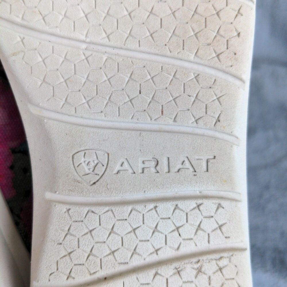 Ariat Hilo Slip On Sneaker Shoes Womens 10B Prickly Pear 10044591 Casual - Picture 7 of 10